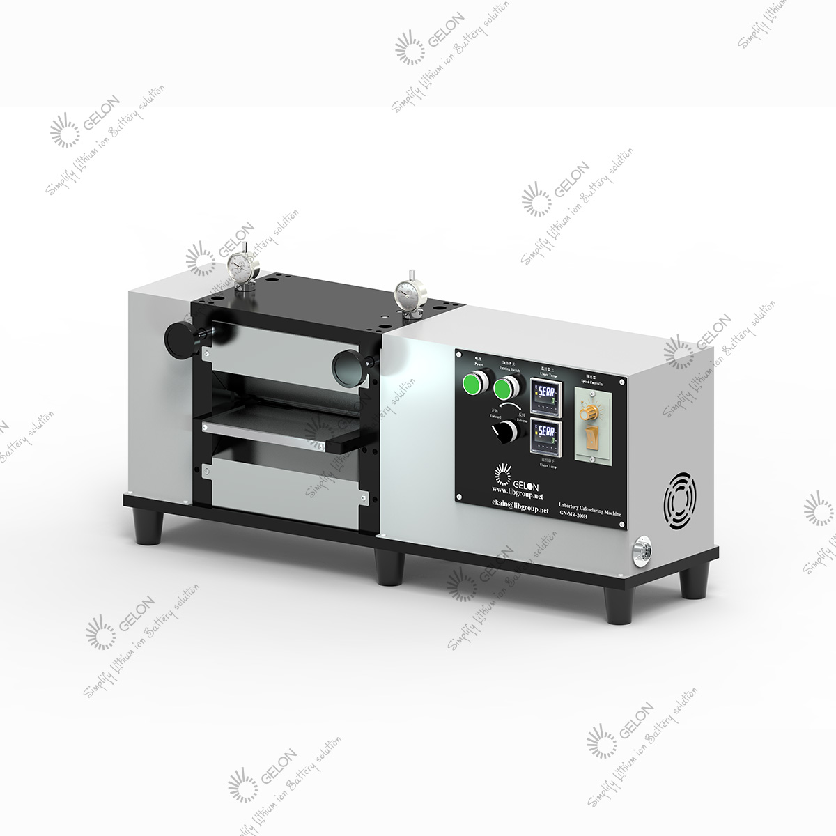 Lab Electrode Calendaring Machine with High Precision Calibration and Adjustable Rolling Speed for Compact Lithium-Ion Battery Research