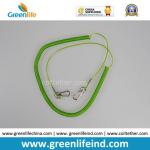 Steel Inside Green Expanding Long Coiled Leash