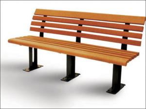 China China LFurniture Metal Frame Wooden Bench with Back Plans-12 factory