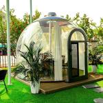 New Design Star Room Prefabricated PC Dome Tent Transparent Polycarbonate Dome