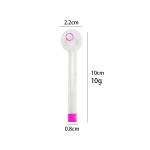 Round Head Clear Inhale Borosilicate Glass Smoke Tube