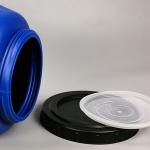 60L Round Blue HDPE Drums Sealed Water Storage Household Plastic Hdpe Water Drum