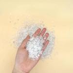 White Color RPET Bottle Flakes 3A Grade 100% Recycled