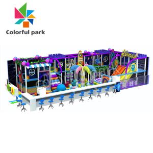 China Jungle Theme Soft Indoor Playground With Slides EVA Foaming Mats factory