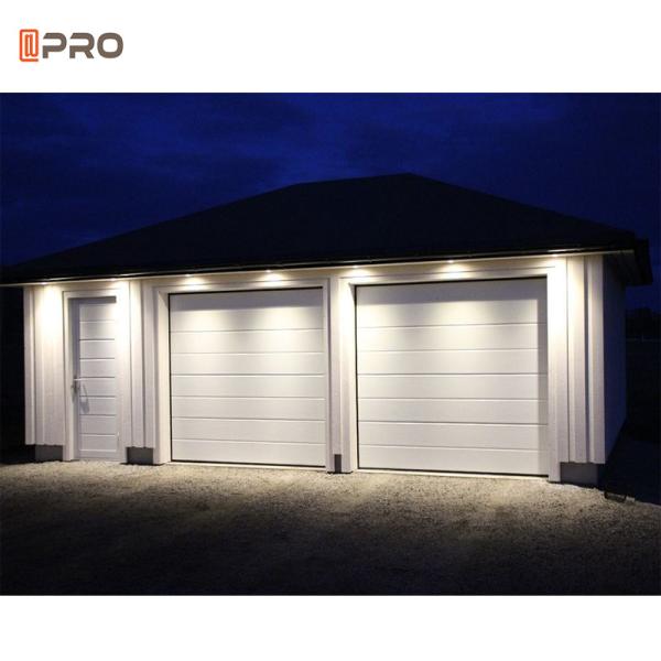 Apartment Aluminum Garage Door Three Stripes Remote Control Sectional 8X7 Clear
