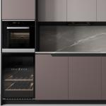 Free 3D Design Modern Custom Countertops PET Kitchen Cabinet