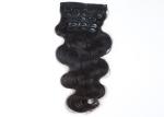 Black Women Clip In Natural Hair Extensions Soft Clean Full Cuticles Attached