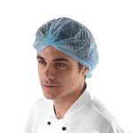 21" Inches 12GSM Disposable Non Woven PP Clip Strip Bouffant Hairnet Mob Cap