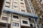 Outside Wall Mast Climber Scaffolding Single And Double Cage