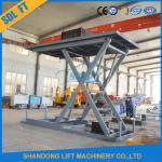 Hydraulic Car Lift Table Customized Request Scissor Car Lift Platform