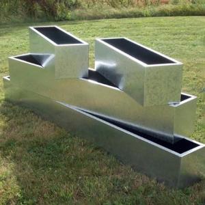 China Rust Resistance Self Watering Plant corten steel pot Customized factory