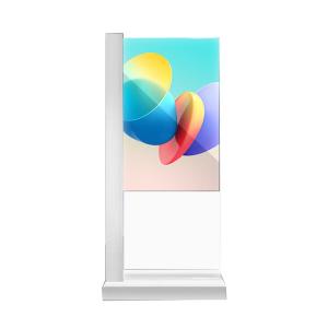 China White 65 Inch Transparent OLED Display Commercial Use Translucent OLED factory