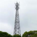 Steel Structure 40 Meters Four Corners 4 Legged Tower Hot Dip Galvanized