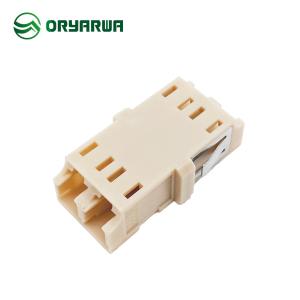 China Welded Molding Duplex LC Fiber Optic Adapter For Data Centre factory