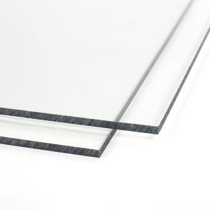 China Fire Rating Clear Solid Polycarbonate Sheet For Roofing factory