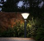 Whole Night 9 Watt Solar Powered LED Lights For Driveway Pillars