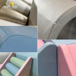 Soft Play Equipment White Inflatable Bounce House Waterproof Customized PVC