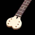 Durable Heart Shaped Head 6 String Bass Guitar Neck 22.83 Inches Length