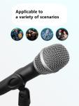 Dubbing Cardioid Condenser Mic 140dB SPL Handheld Recording Microphone