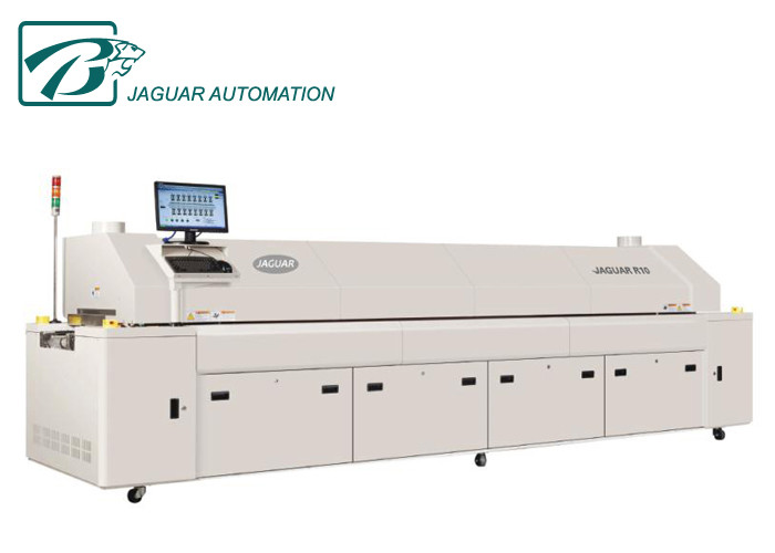 10 Heating Zones Surface Mount Oven , Smt Production Line Solder Dipping Equipment
