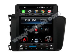 China 9.7'' Tesla Vertical Screen For Honda Civic 2012-2015 Left Hand Driver Car Multimedia Player factory