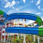 Outdoor Fiberglass Super Open Spiral Slide Customized High Strength