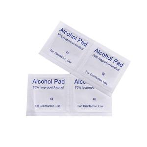 China Disposable Non Woven 70% Isopropyl Alcohol Prep Pads For Disinfection Use factory
