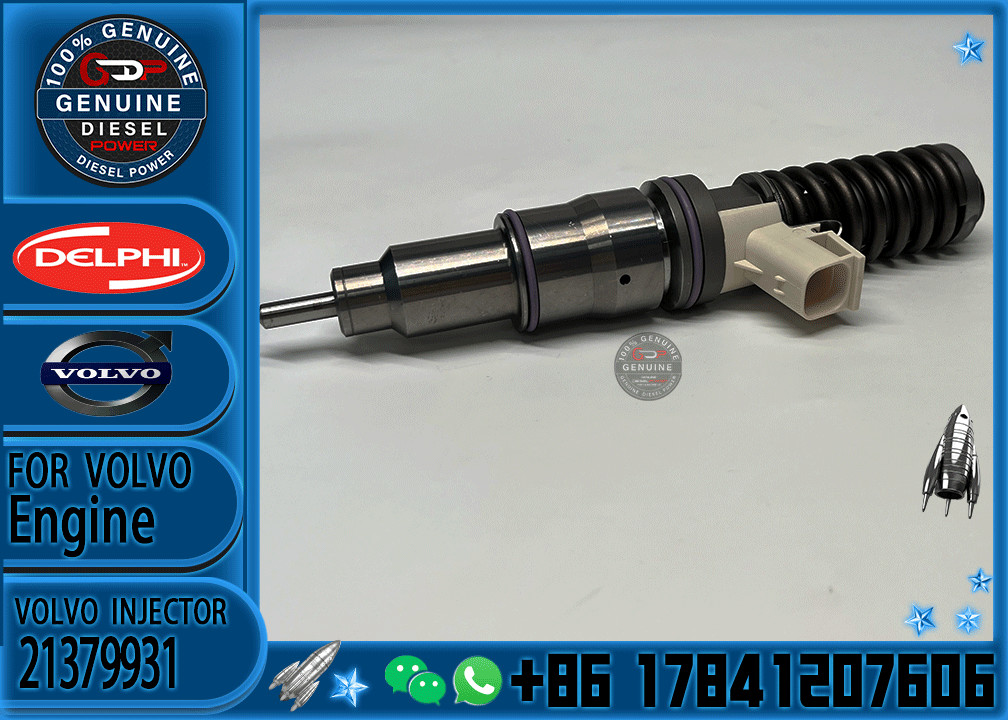 Excavator Parts Injector Diesel BEBE4D27001 21379931 Nozzle Injector VOE21379931 MD13 Engine Injector