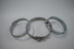 0.8mm Thickness Wide Belt Pipe Support Clamp ISO9001 Dust Duct Pipe Collect