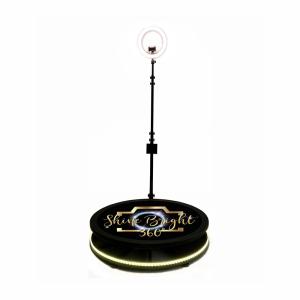 China 360 Spinning Video Booth Selfie Camera Automatic Rotating Photo Platform factory