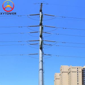 Galvanized Steel Monopole for Electricity Power Transmissionand Distribution