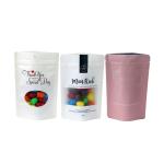 Body Scrub Printed Packaging Bags Aluminium Foil Custom Stand Up Pouches
