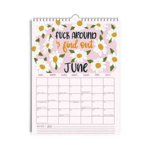 Customized Personalized Calendar Printing on Paper and Spiral Binding