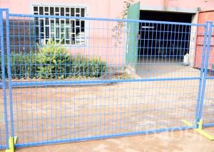 China Commercial Construction Sites Temporary Mesh Fence With 25*25 Mm Frame Outside Diameter factory
