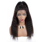 180 Density Full Lace Yaki Straight Human Hair Wigs For Black Women