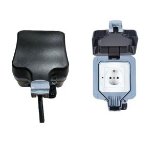 China IP66 Intelligent Outdoor Waterproof Socket Single And Double Channel factory