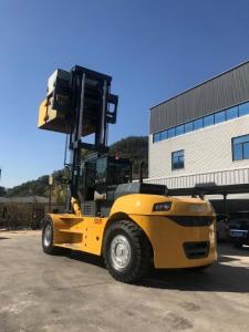 China Material Container Handling Heavy Lift Forklift 25t 28 Ton Electronic Powershift factory