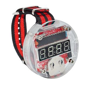 China Precision Electronic Kit Big Time Watch Kit 80g Weight With 4 Digit 7 Segment Display factory