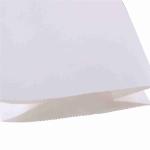 ODM White Kraft Waxpaper Food Bags Carrier For Restaurant 60gsm