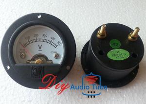 China 52mm DC 500V Tube AMP Parts 65mm Overall Diameter Moving Coil Panel Meter factory