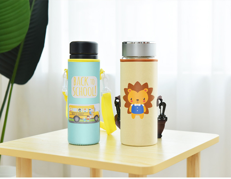 Silk Printing Insulated Neoprene Water Bottle Sleeve