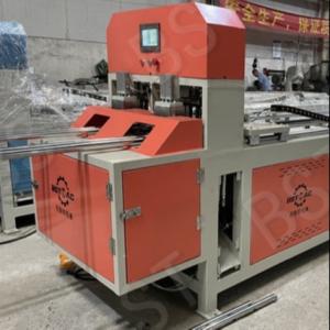 China 50*100mm DC53 Red Hydraulic power press punching machine For Iron Steel Hole factory