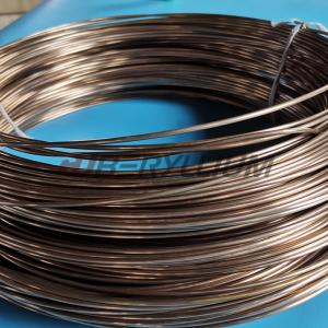 China Leaded Beryllium Copper Wire EN CuBe2Pb For RF Coaxial Connector Switch Parts factory