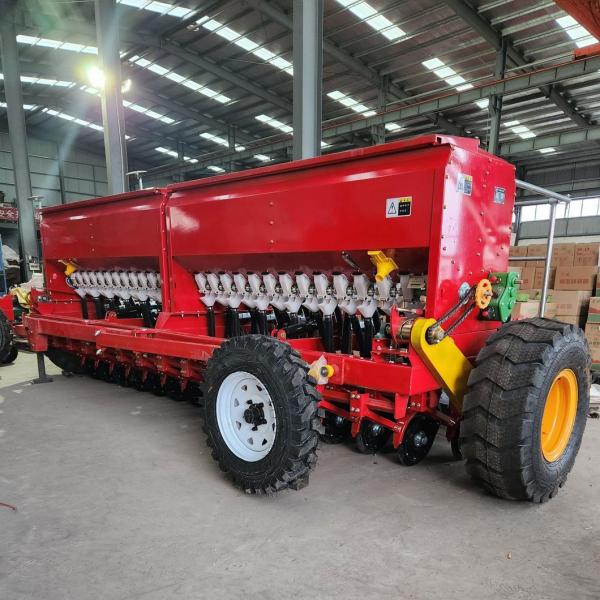 Traction Type Intelligent Wheat Fertilization Seeder Precision Fertilization and Sowing All-in-One Machine
