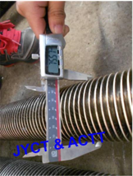 SA213 T22 Spiral Carbon Steel Fin Tube With U Bend For Marine Boiler /