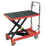 350kg Hand Scissor Trolley Lift Platform Hydraulic Trolley 500kg