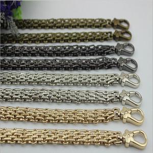 China New product design zinc alloy snap hooks match 120 mm iron material gold chain for bag factory