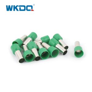 China VE7510 0.75mm² Bootlace Single Insulated Electrical Wire Ferrules Cord End Terminals For Stranded Wire Green Color factory