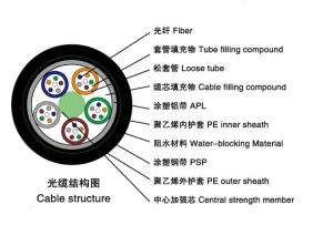 China multi mode Stranded Loose Tube Armored Cable(GYTA53) factory