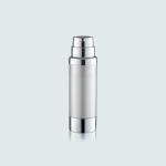 Cream Plastic Cosmetic Bottle with Unique and Innovative Actuator Open Way